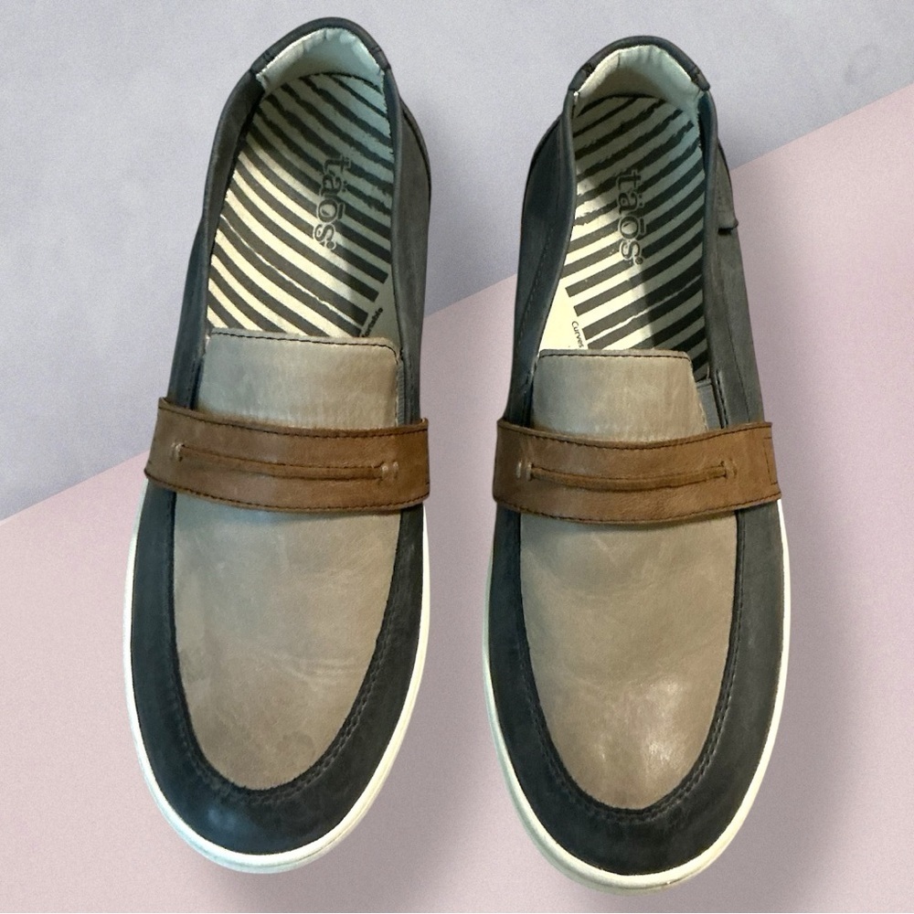 🌸Taos Women's Upward Steel/Taupe Multi Loafers